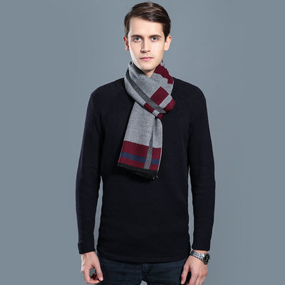 Bufanda Escocesa de Abrigo Suave con Toque Cashmere - Image 48