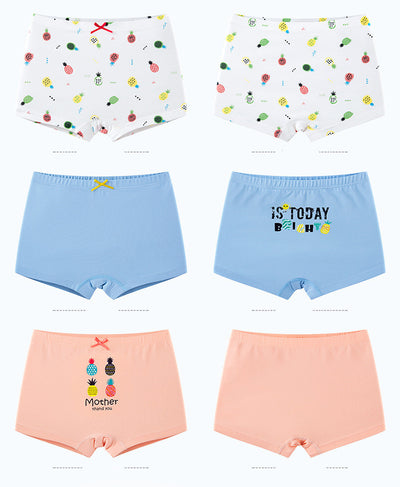 Set de Boxers de Algodón con Estampados Creativos para Niñas - Image 6