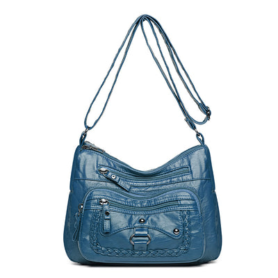 Bolso de Cuero Premium con Múltiples Compartimentos - Image 16