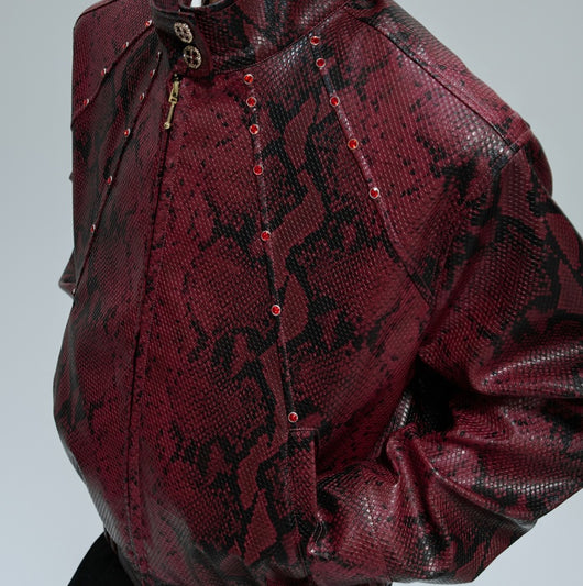 Chaqueta Corta Cuello Mao Bordada para Otoño - Image 19