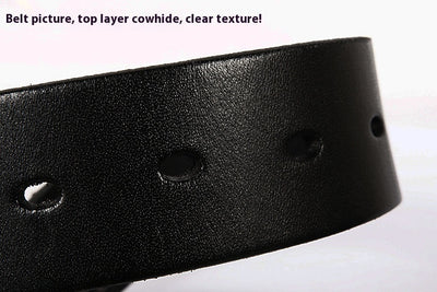 Cinturón de Cuero Genuino para Hombre Estilo Punk con Remaches y Calavera - Image 13