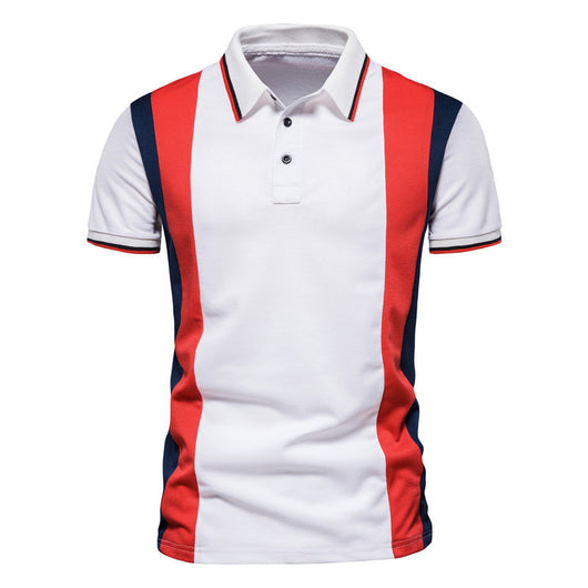 Polo Hombre con Rayas de Contraste y Costuras Decorativas - Image 12