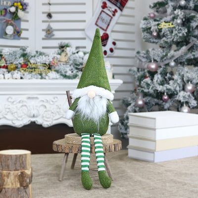 Muñeco Navideño sin Rostro para Decoración de Ventana - Image 8