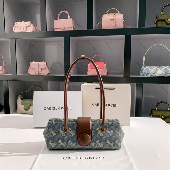 Bolso Bandolera Vintage Estilo Tranvía Francés - Cartera Mujer Multiuso