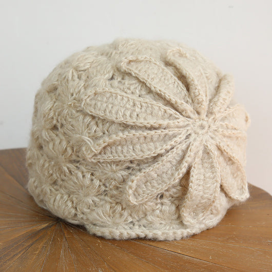 Gorro de Lana Tejido a Mano para Mujer - Image 10