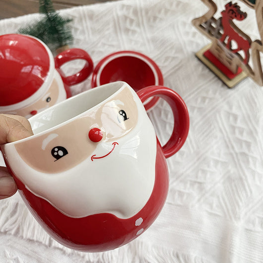 Taza Navideña de Cerámica con Dibujos Infantiles - Regalo Perfecto para Estudiantes - Image 4