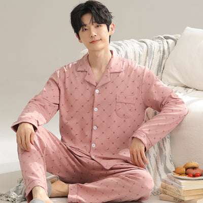 Cardigan y Pantalón Suelto de Solapa - Pijama Casual para Casa - Image 15