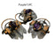 Cien Crystal Column Pendant Hand-wrapped Electroplating Purple