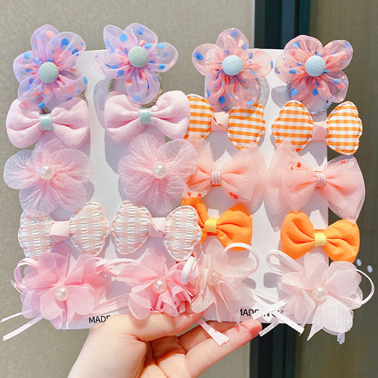 Clip de Cabello con Moño Floral para Niñas - Diseño Princesa Hada - Image 15