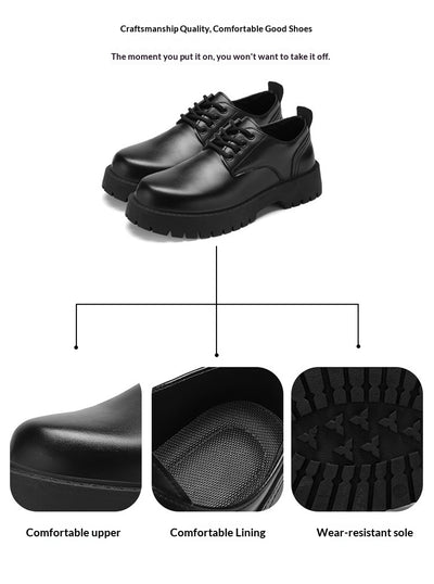 Zapatos de Cuero Negro Impermeables para Hombre Ejecutivo - Image 11