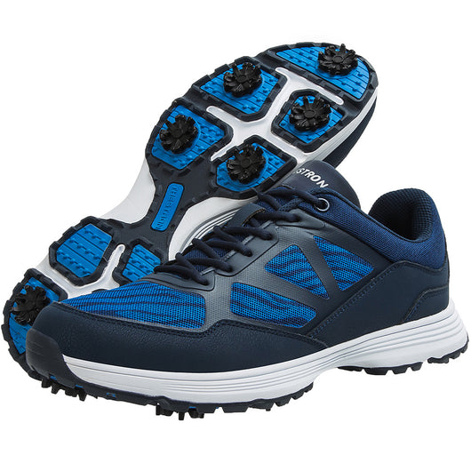 Zapatos de Golf Impermeables Talla Grande para Hombre con Tacos de Metal - Image 3
