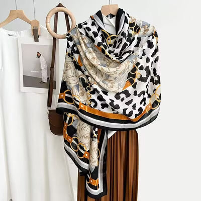 Foulard de Algodón y Lino Ligero - Pareo Sedoso Protección Solar para Playa y Viajes - Image 23