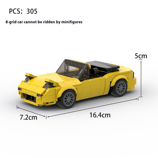 Auto Deportivo Descapotable de Juguete - Modelo de Carreras para Niños - Image 3
