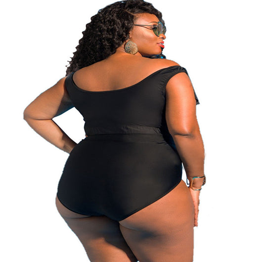 Traje de Baño Bikini Talle Alto Estampado con Tirante Único y Cuerdas Ajustables - Image 7