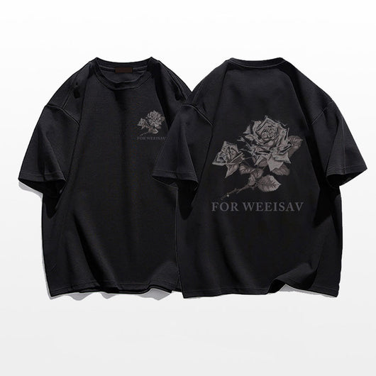 Playera Estampada con Rosas para Hombre - Image 7