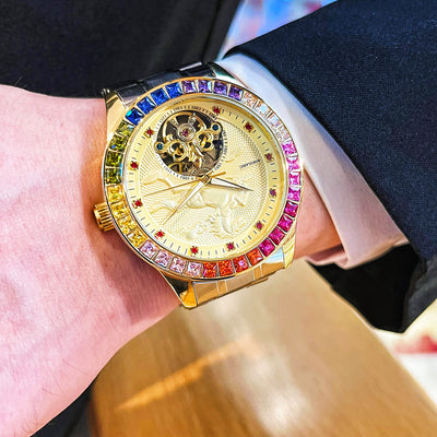 Reloj Mecánico Automático para Hombre con Volante Grande - Image 6