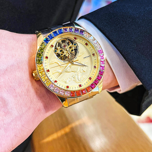 Reloj Mecánico Automático para Hombre con Volante Grande - Image 6