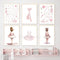 Cuadro Infantil con Letras y Números para Decoración de Habitación
