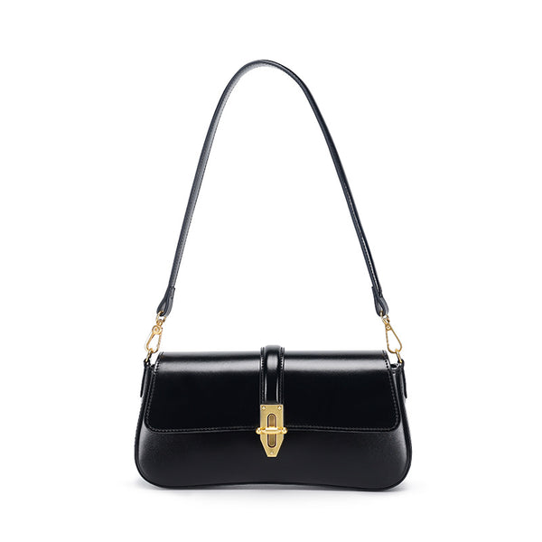 Bolso Bandolera de Cuero con Textura Salvaje para Mujer - Image 4