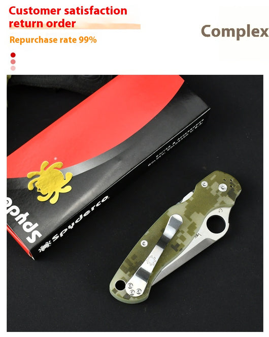 Cuchillo Plegable de Bolsillo Ultraresistente para Camping - Image 6