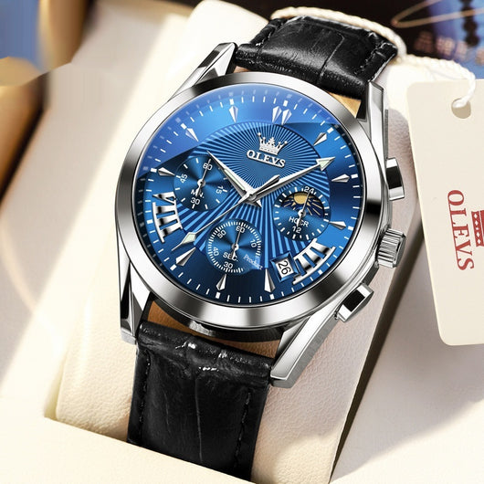 Reloj Multifunción de Cuarzo para Hombre con Calendario y Cronómetro - Image 3