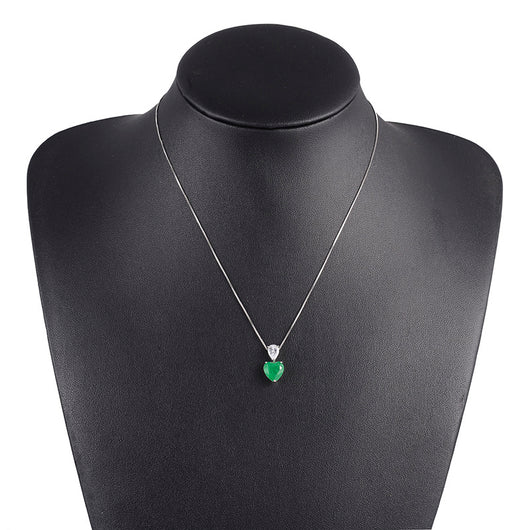 Collar Colgante de Cristal Diamante Retro con Temperamento Europeo y Americano para Mujer - Image 11