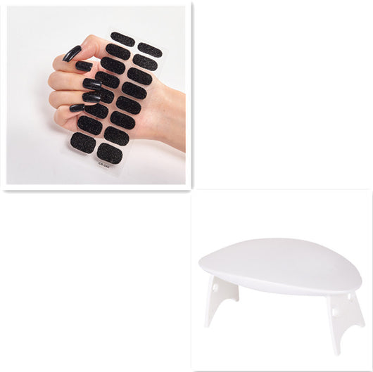 Stickers de Uñas Color Sólido con Lentejuelas Brillantes - Image 10