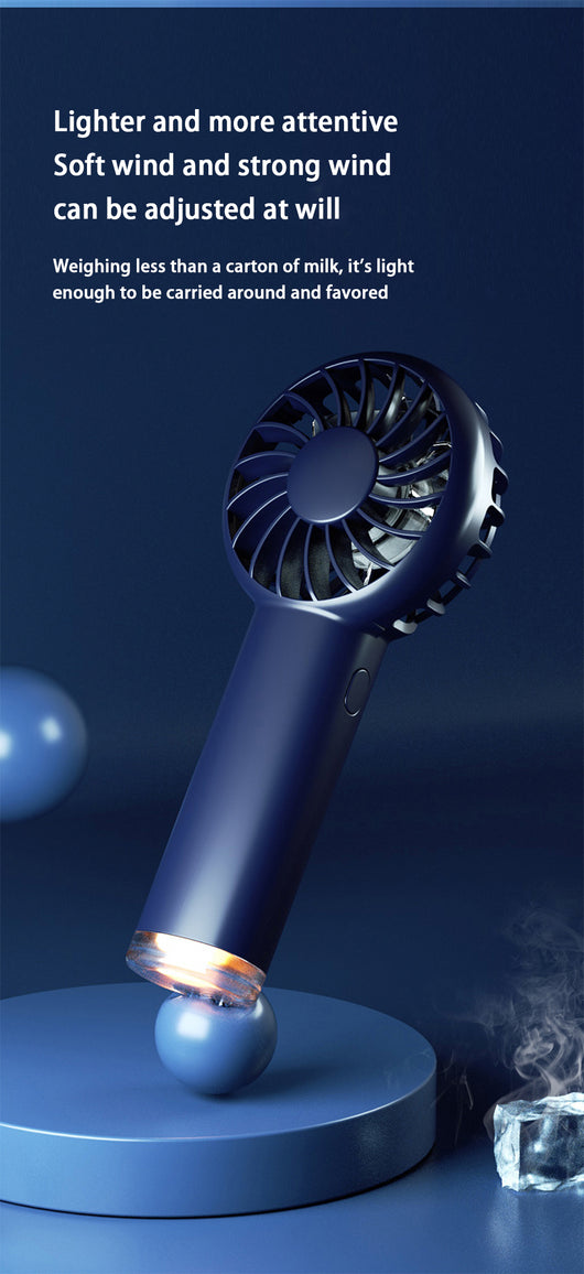 Ventilador Portátil Mini Recargable con Luz LED Integrada - Image 8
