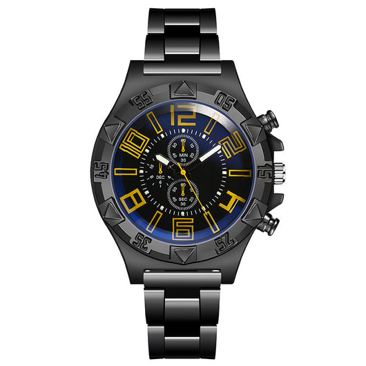 Reloj Acero Azul Luminoso con Correa de Acero - Image 11