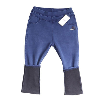 Pantalones Vaqueros Negros Cintura Alta Gruesos para Mujer - Image 5