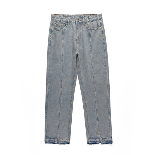 Jeans Rectos Holgados Estilo Retro para Hombre - Image 7