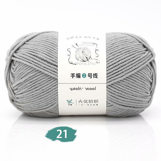 Lana Tejida a Mano Grosor Medio - Kit DIY con Aguja para Bufanda, Gorro y Abrigo - Image 23