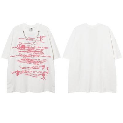 Playera Unisex con Letra Personalizada de Manga Corta - Image 4