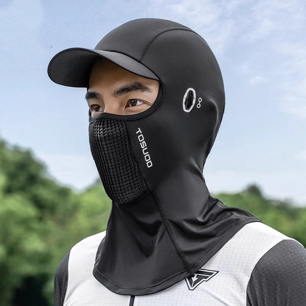 Pasamontaña Deportivo Ice Silk Protección Solar para Ciclismo y Outdoor