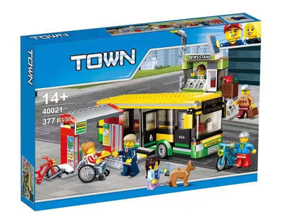Set de Bloques Constructores Estación de Autobús - Serie Ciudad - Image 2