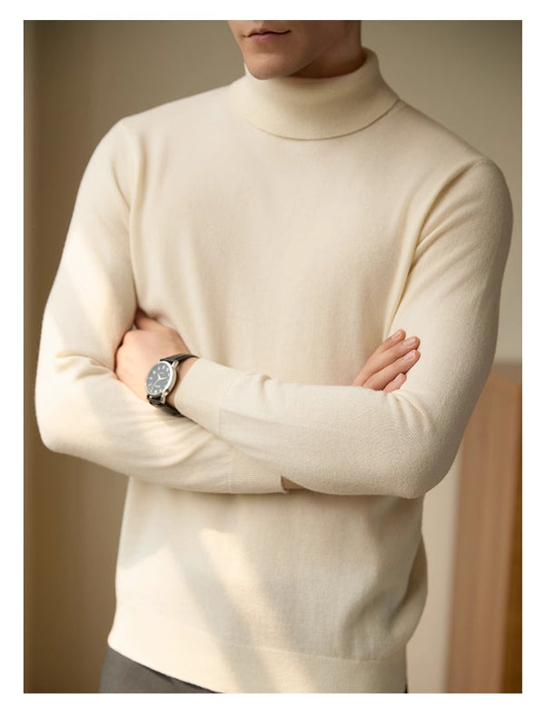 Suéter Cuello Alto Térmico para Hombre - Abrigo Casual Perfecto