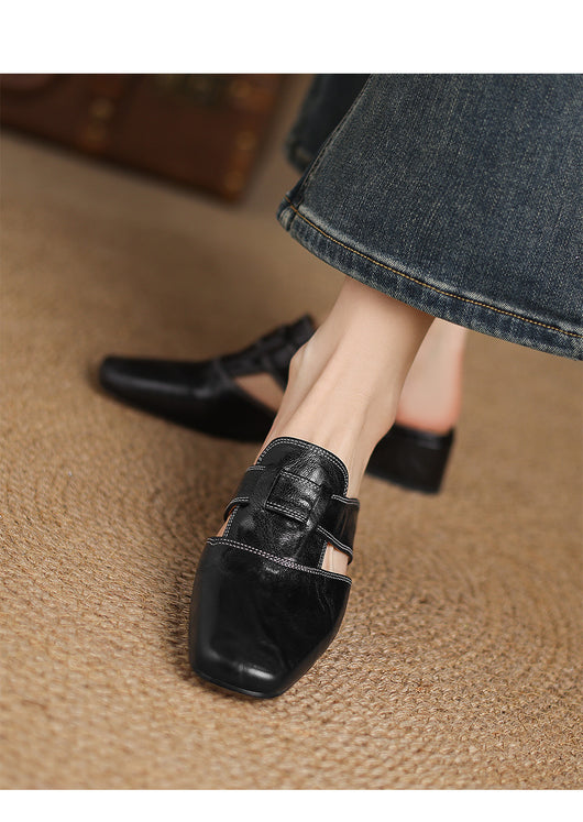 Sandalias Retro Mujer Tacón Bajo Grueso - Cómodas para Verano - Image 7