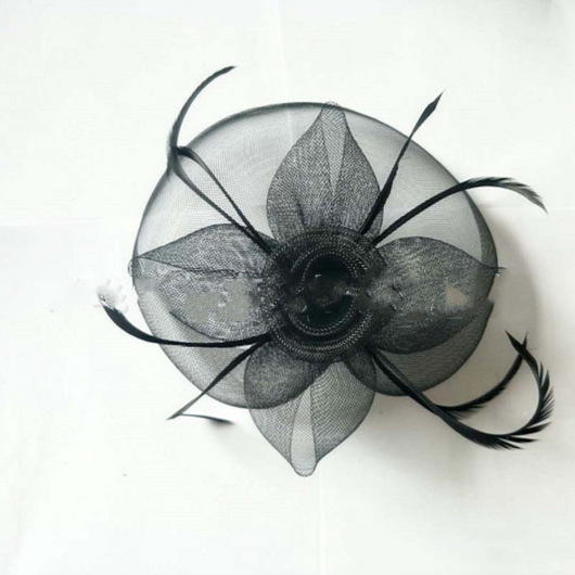 Accesorios para el Cabello con Flores de Malla - Colección Nupcial y Escena - Image 3
