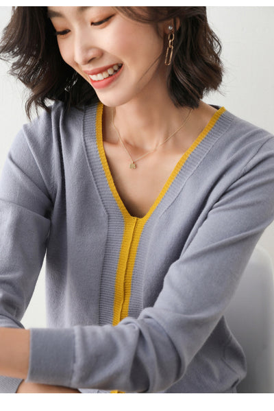 Blusa Térmica de Punto con Combinación de Colores - Image 5