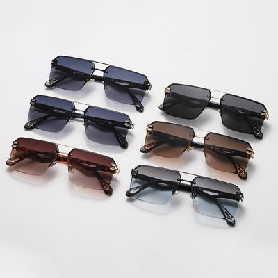 Gafas de Sol sin Marco con Puente Doble