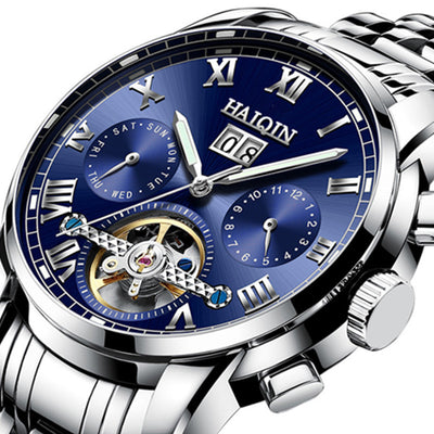 Reloj Automático Mecánico Hueco Luminoso Resistente al Agua para Hombre - Image 3