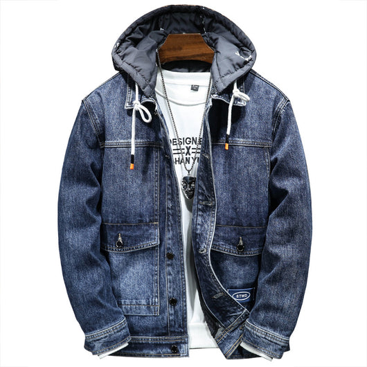 Chamarra Hoodie Gruesa para Hombre Talla Grande - Abrigo Térmico de Trabajo Otoño Invierno - Image 5