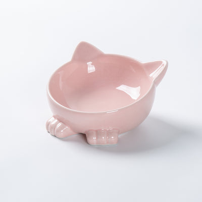 Comedero Elevado para Gatos Cerámica con Diseño Felino - Image 7