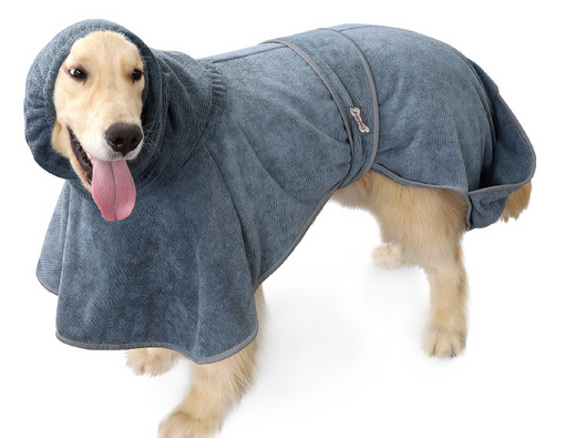 Bata de Baño para Perros en Algodón - Toalla Súper Absorbente - Image 4