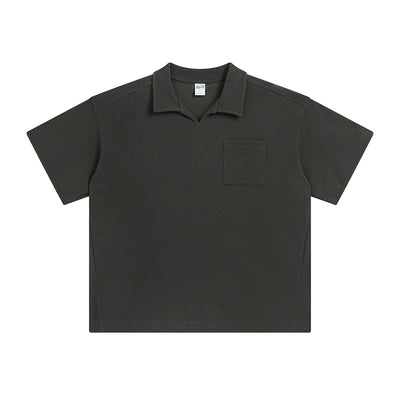 Camisa Casual Americana de Solapa y Manga Corta - Image 9