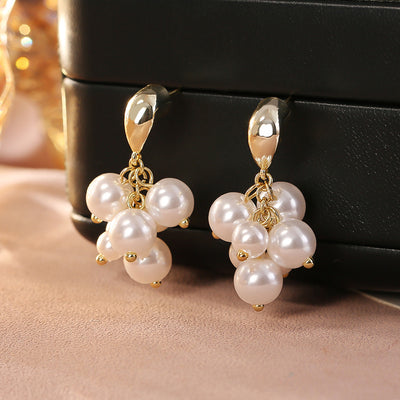 Aretes de Racimo de Perla Elegancia Premium - Image 9