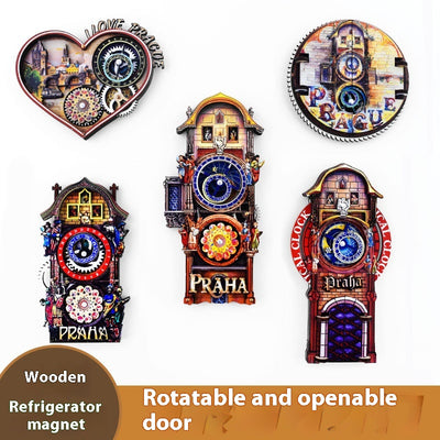 Imanes de Refrigerador Reloj Astronómico de Praga - Image 2