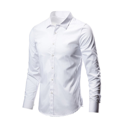 Camisa Casual Blanca para Hombre - Diseño Liso Versátil - Image 6