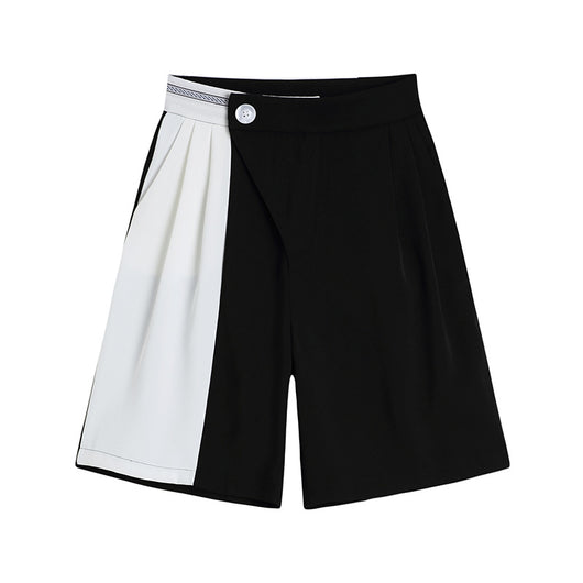 Pantalón Casual Holgado de Cintura Alta con Costuras de Contraste - Image 2