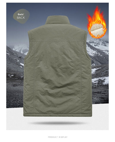 Chaleco Reversible Térmico para Hombre - Forro Polar Grueso y Cálido - Image 20